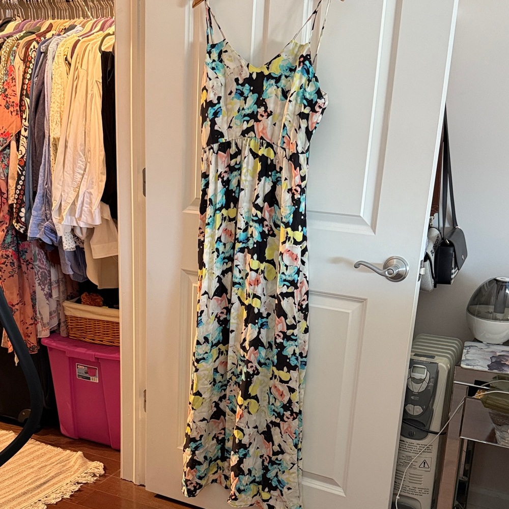 Parker Multicolor Abstract Dress
